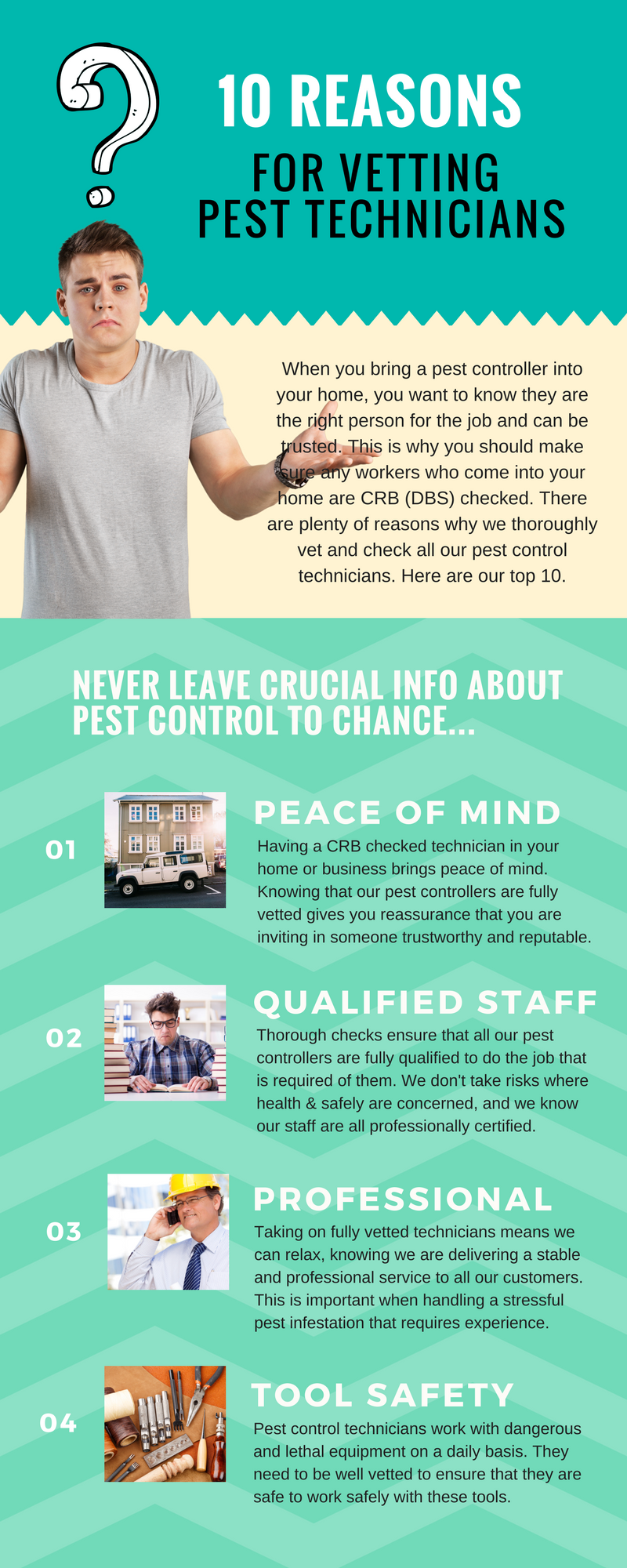 why we vet our pest technicians
