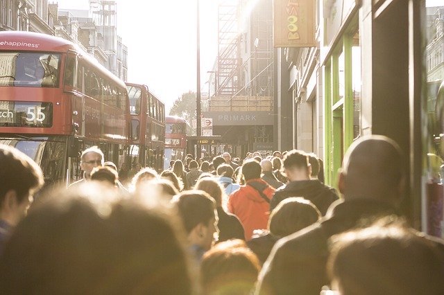 crowded london borough