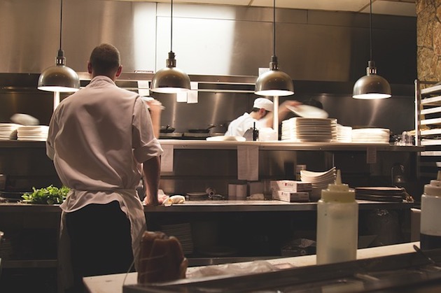 kitchen in a restaurant