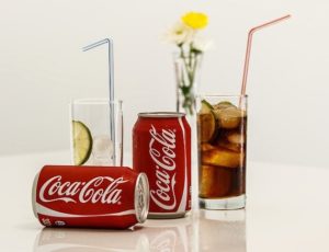 pop cans and glass