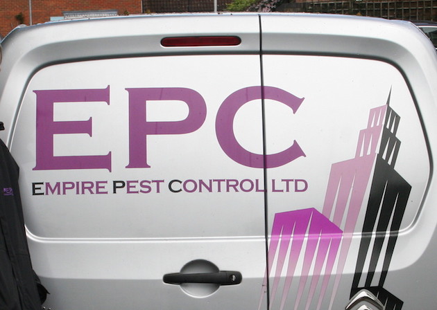 empire pest control van